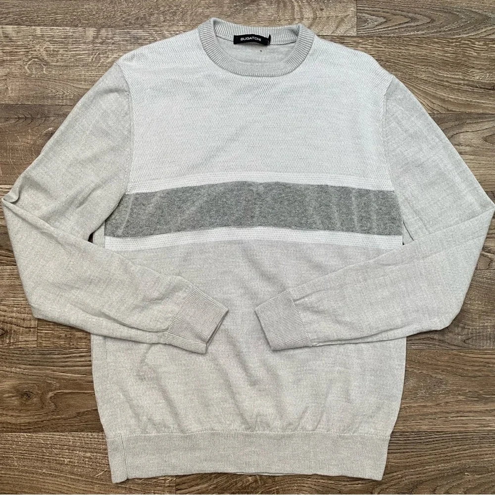 🍄 3/$30 Bugatchi Wool Sweater Made In Italy - Picture 14 of 14